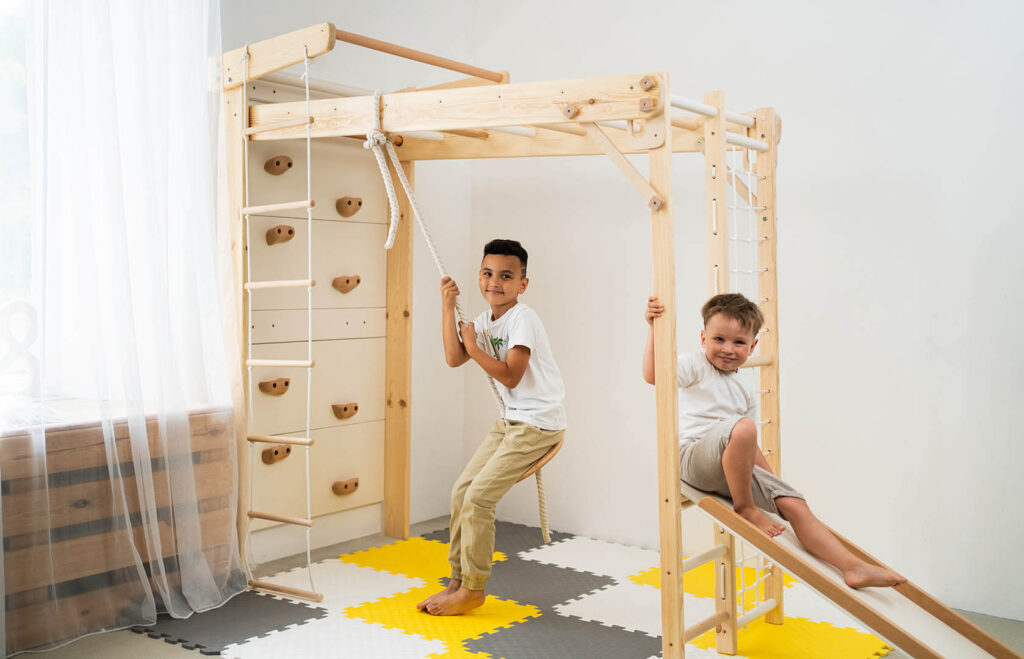 Wooden Climbing Ladder set for Kids