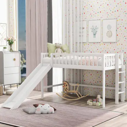 Stylish and Fun Kid’s Bed with Slide for Your Little Ones
