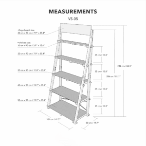 4 Tier Ladder Shelf
