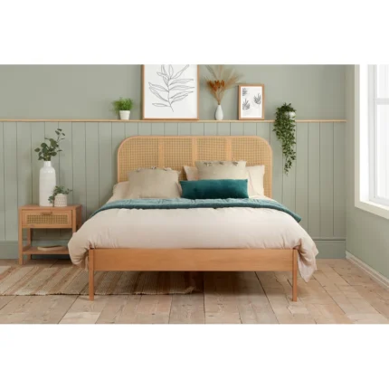 Rattan Panel Bed