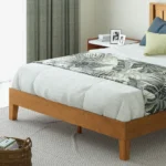Classic Bed Frame with Paneled Headboard