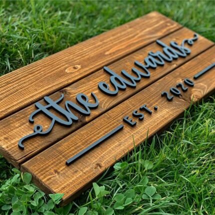 Custom Wood Sign