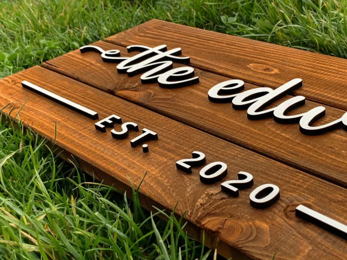 Custom Wood Sign