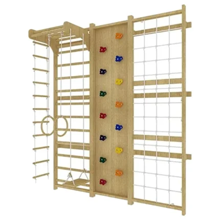 DWW 9-in-1 Swedish Ladder Wall Gym (5)