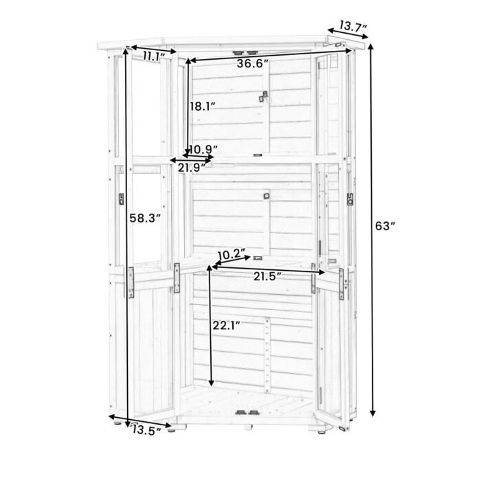 DWW Garden Wood Storage Shed (2)