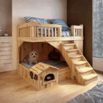 DWW Handmade Dog Bunk Bed (1)