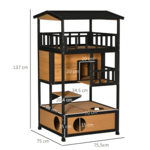 DWW Wooden Cat house (1)