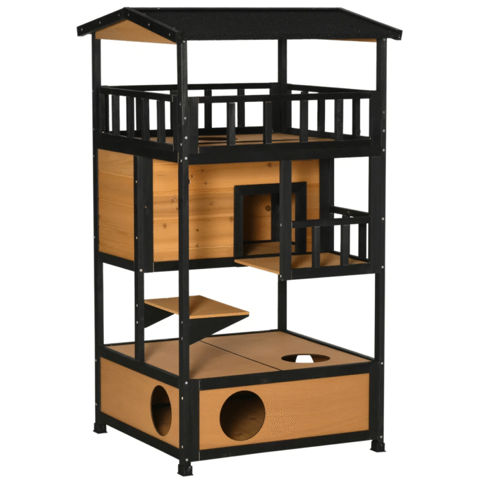 DWW Wooden Cat house (2)