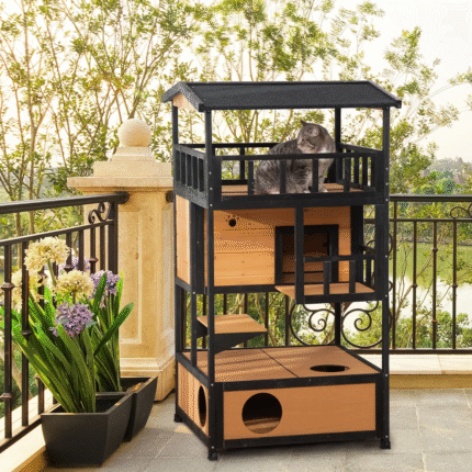DWW Wooden Cat house (4)