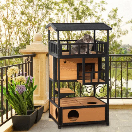 DWW Wooden Cat house (4)