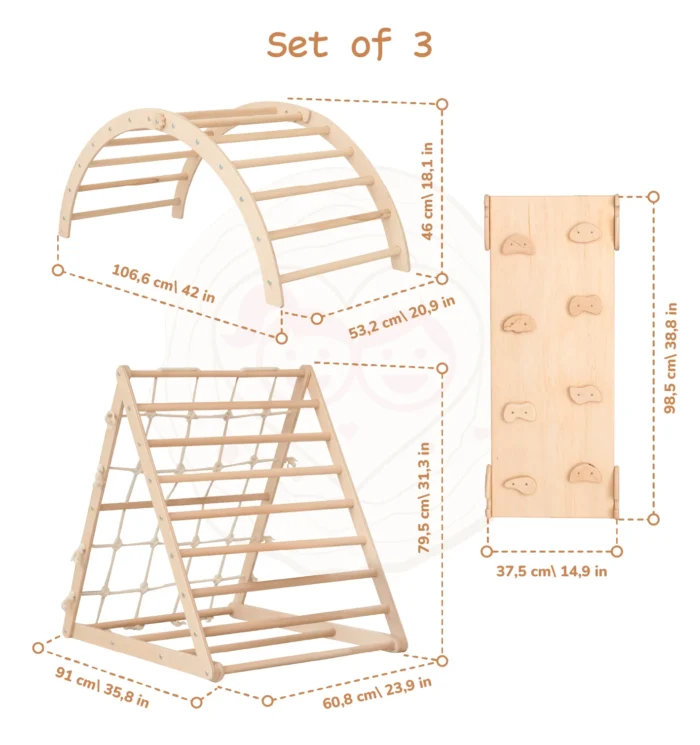 DWW Wooden Climber for Toddlers (2)