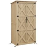 DWW Wooden Outdoor Garden Shed (1)