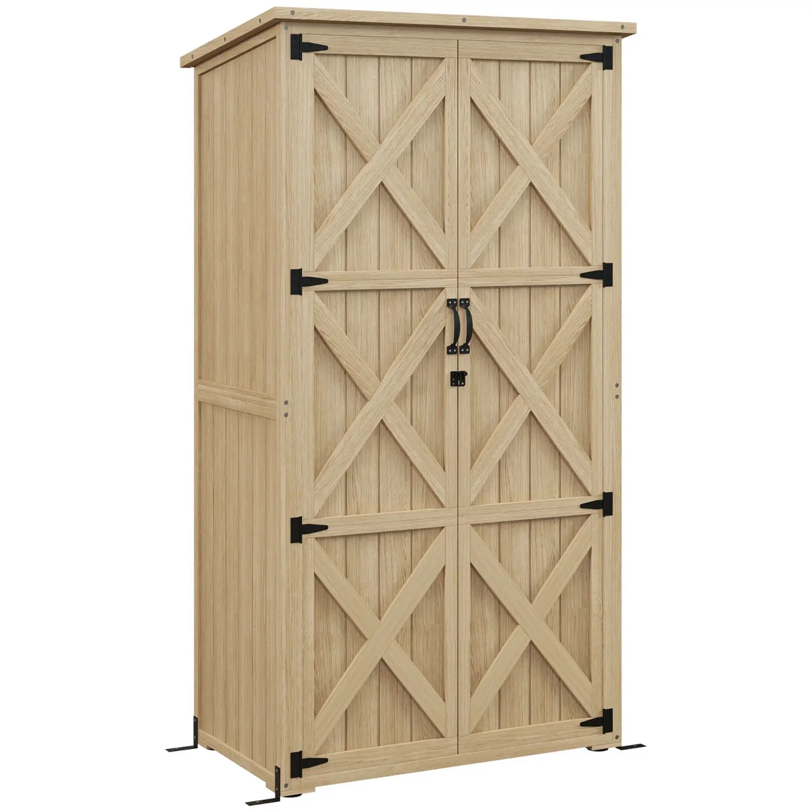 DWW Wooden Outdoor Garden Shed (1)