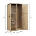 DWW Wooden Outdoor Garden Shed (1)