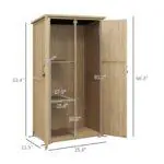 DWW Wooden Outdoor Garden Shed (1)