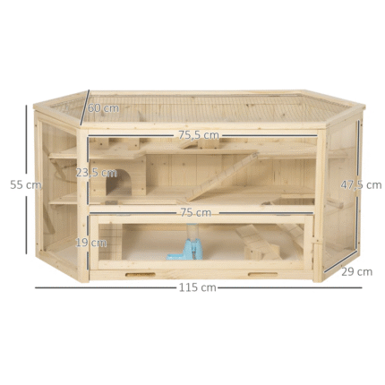 DWW Wooden hamster cage (1)