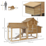 DWW building a chicken coop house.