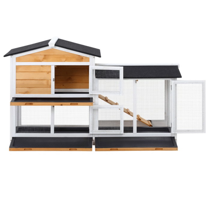 DWW wooden Rabbit hutch (3)