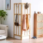 Foldable Wooden Coat Rack Divider
