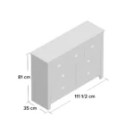 7 Drawer Chest of Drawers Storage