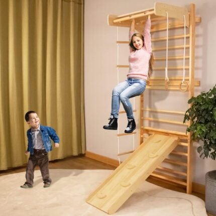 Kids swedish wall ladder