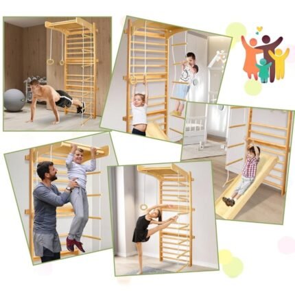Kids swedish wall ladder