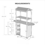 Promotional Display Cart in black color