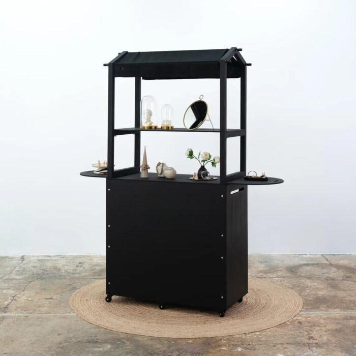 Promotional Display Cart in black color