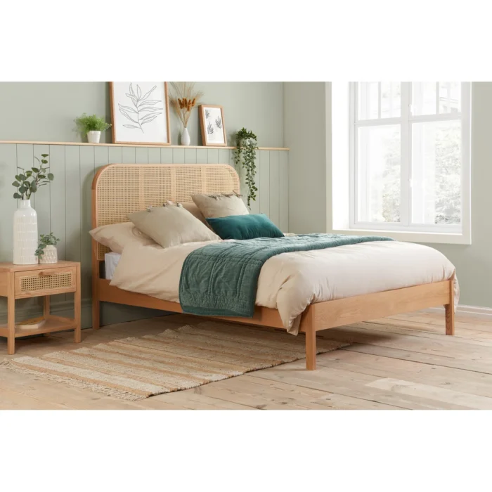 Rattan Panel Bed