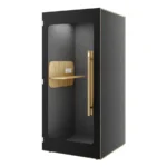 Soundproof Phone Booth in Dark Grey