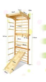 Kids swedish wall ladder