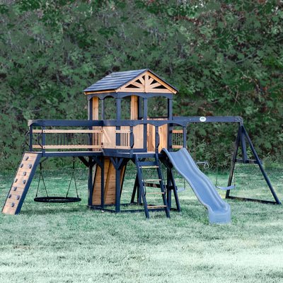 Wooden Outdoor Playset