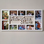 Wooden Photo Collage Frame, Multi Picture Frame, Wall Picture Frames
