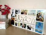 Wooden Photo Collage Frame, Multi Picture Frame, Wall Picture Frames