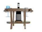 Wooden Wine Serving Tray