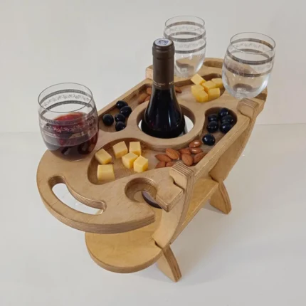 Wooden Wine Serving Tray