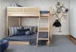 Wooden bunk bed