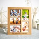 Oak 5 Aperture Photo Frame/ Family Frame / Wedding Frame