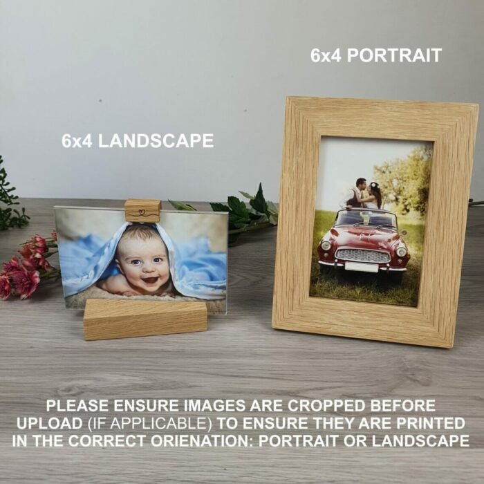Oak 5 Aperture Photo Frame/ Family Frame / Wedding Frame