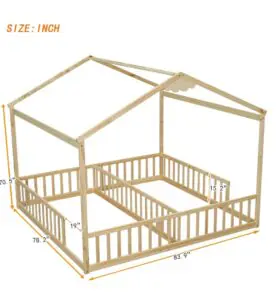 Double House Bed for 2 kids