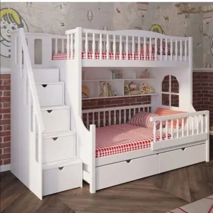 Double Bunk Bed With Steps