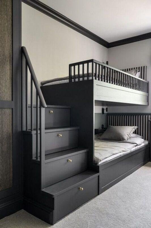 bunk bed with storage